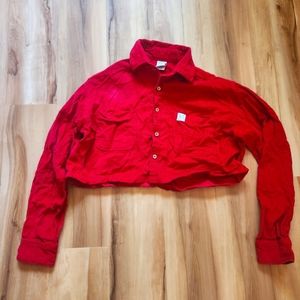 EUC Lucy & Yak Cropped Corduroy Jacket in Red ♥️ (Sz M)